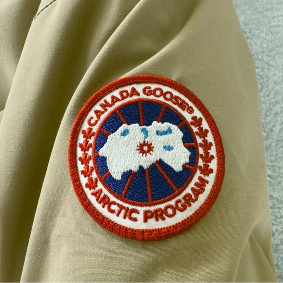 Canada Goose Men's Size 2XL Ontario Heritage Parka 6528M Tan w/Coyote Fur Winter - Picture 5 of 16